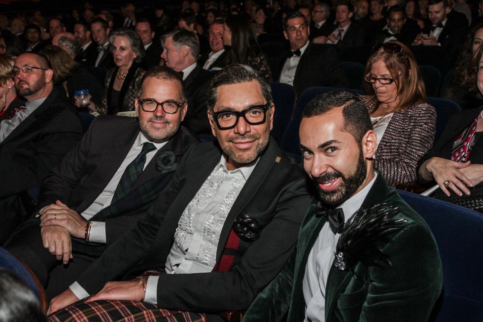 Todd Fiscus, from left, Ceron and Fady Armanious at the Bering Omega's Sing for Hope Event October 2014