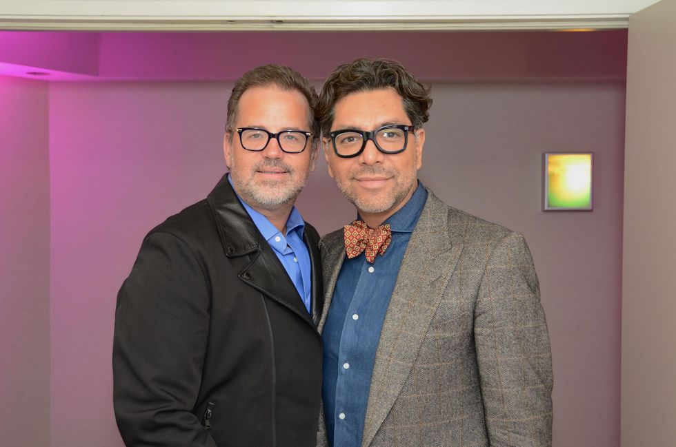 Todd Fiscus, left, and Cer\u00f3n at the Flavour launch at Hotel Derek February 2015