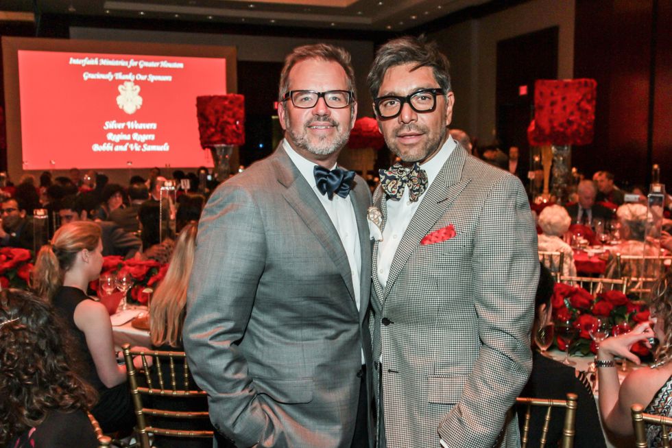 Todd Fiscus, left, and Ceron at the Interfaith Ministries Tapestry Gala May 2014