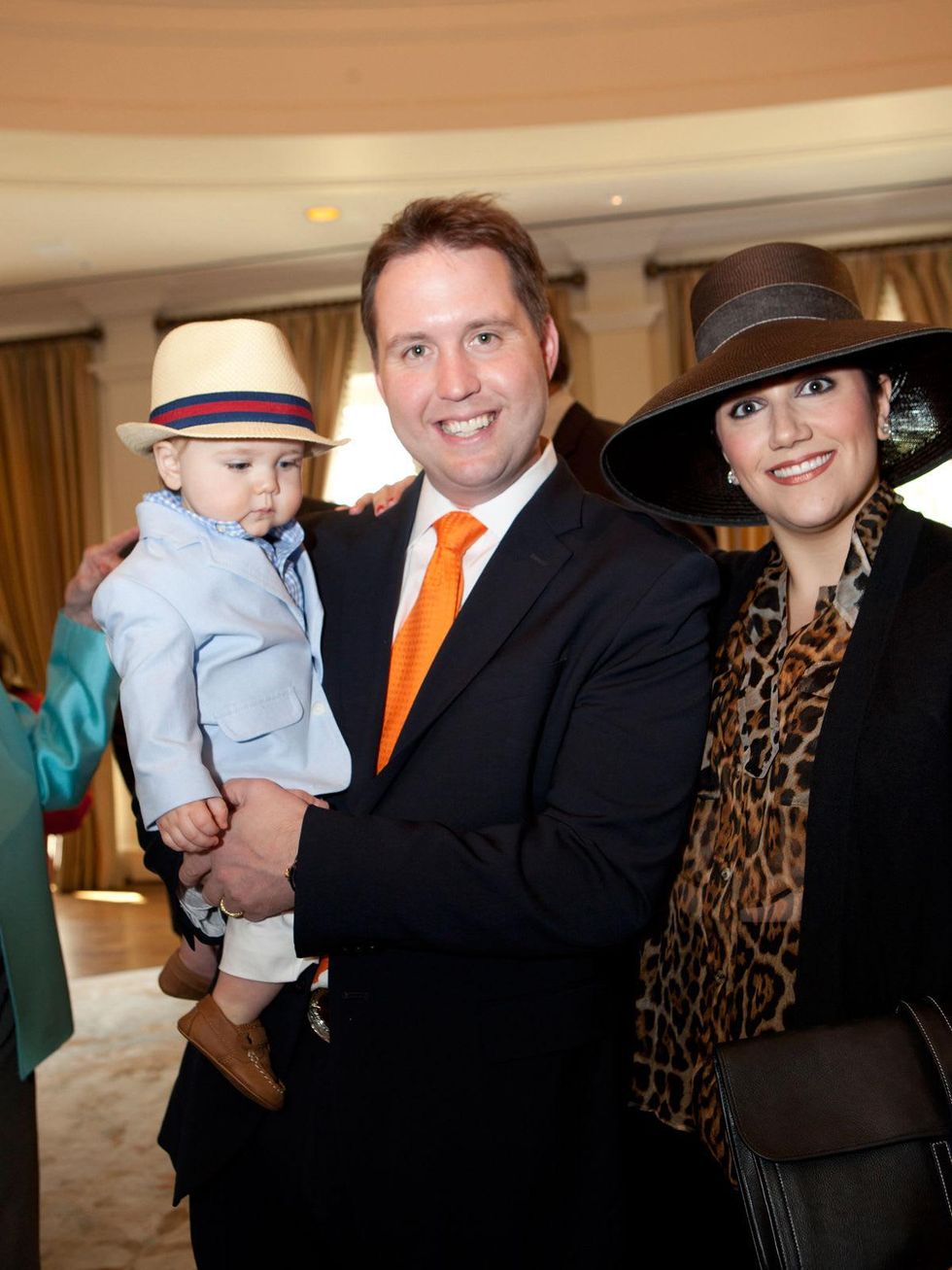 Todd Forrester and Kelli Kickerillo at Hats Off to Mothers March 2014