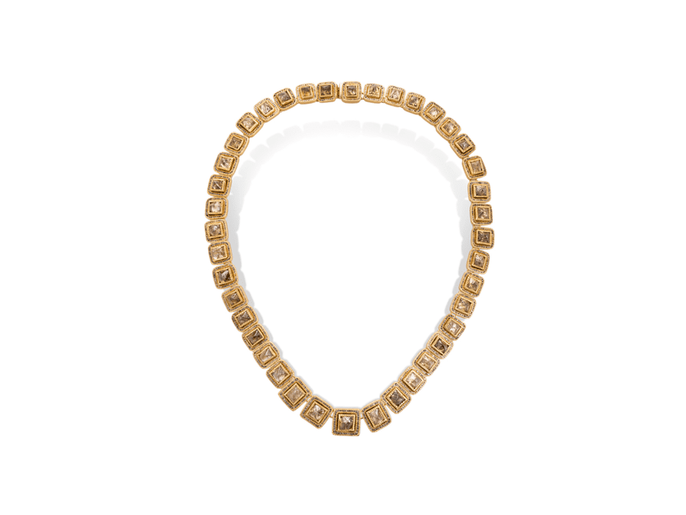 Todd Reed raw diamond necklace
