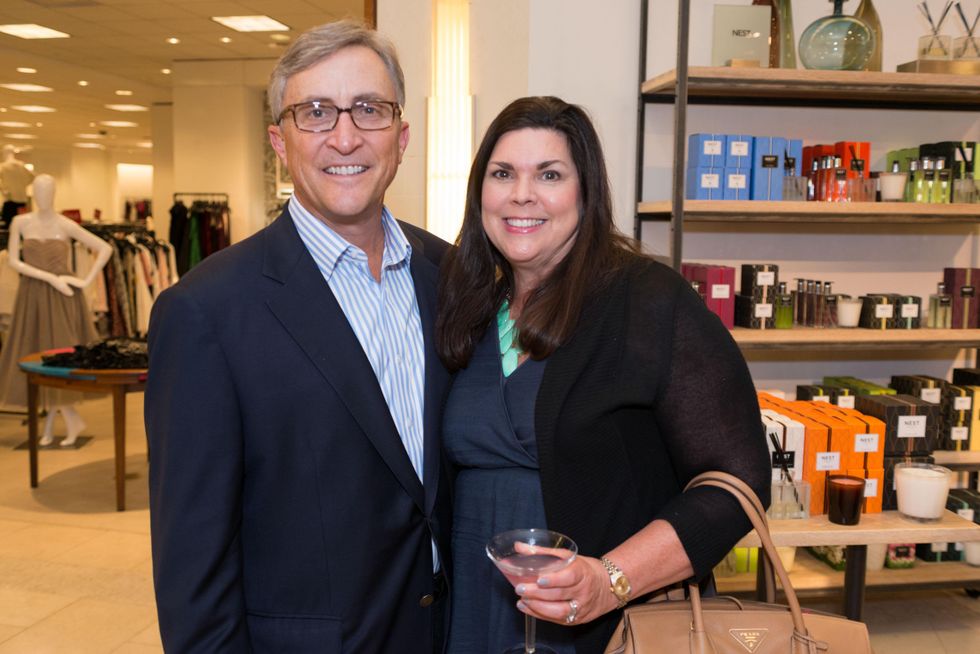 Tom and Lesha Elsenbrook at the CAP kick-off at Saks September 2014