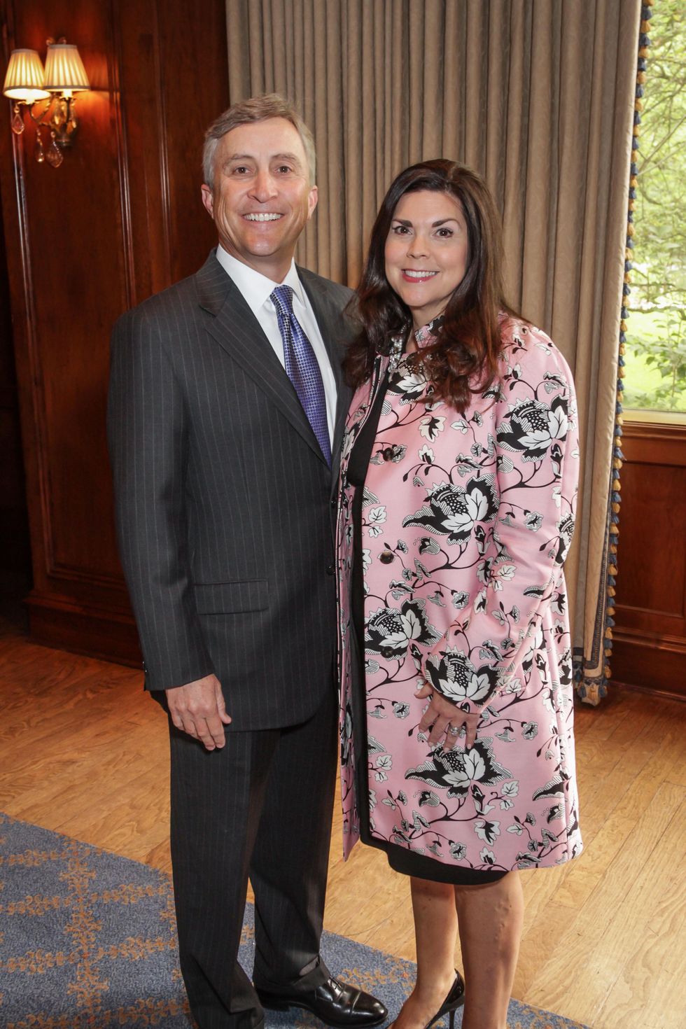 Tom and Lesha Elsenbrook at the Houston Hospice butterfly luncheon April 2015
