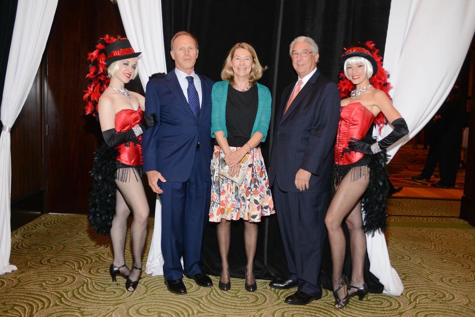 Tom Barbour, from left, Paula Hern and Ellis Tudzin at Nora's Home Gala May 2014