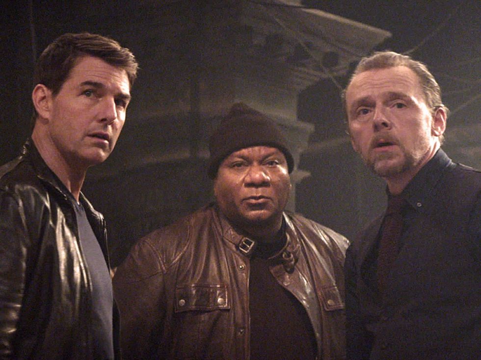 Tom Cruise, Ving Rhames, and Simon Pegg in Mission: Impossible - Dead Reckoning Part One