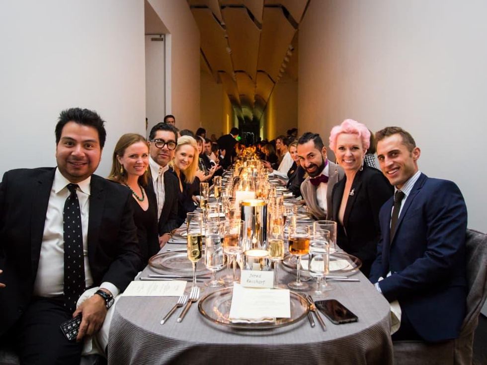 Tom Ford dinner Sergio Morales, Anne Lee Phillips, Ceron, Kelly Silvers, Fady Armanious, Vivian Wise, Michael Mandola