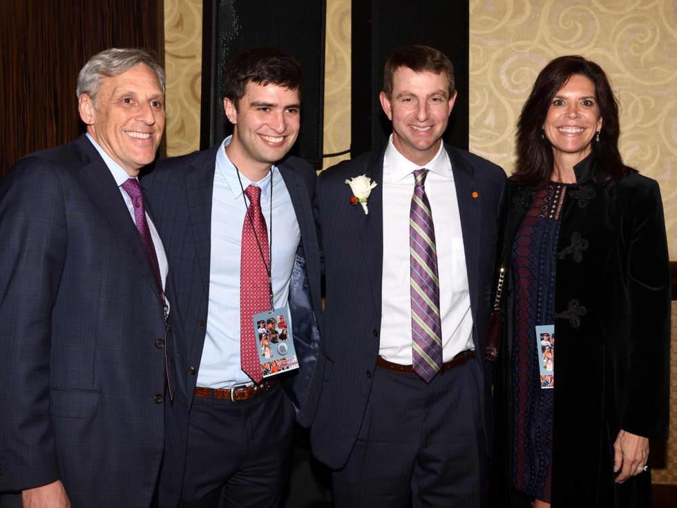 Tom Segesta, Hunter Segesta, Dabo Swinney, Robin Segesta