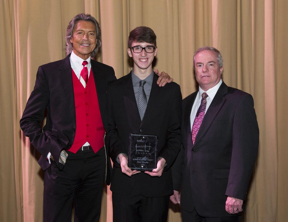 Tommy Tune Awards 2014 Tommy Tune, Ruth Denney Winner Sean Hardin, and John Breckenridge