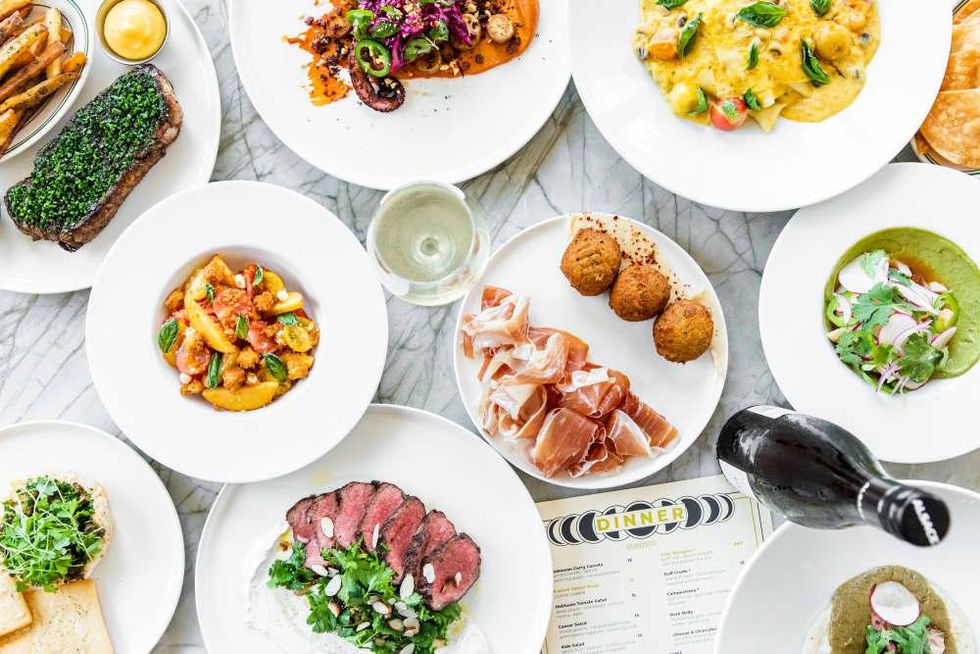 Tonight & Tomorrow summer 2021 dinner spread