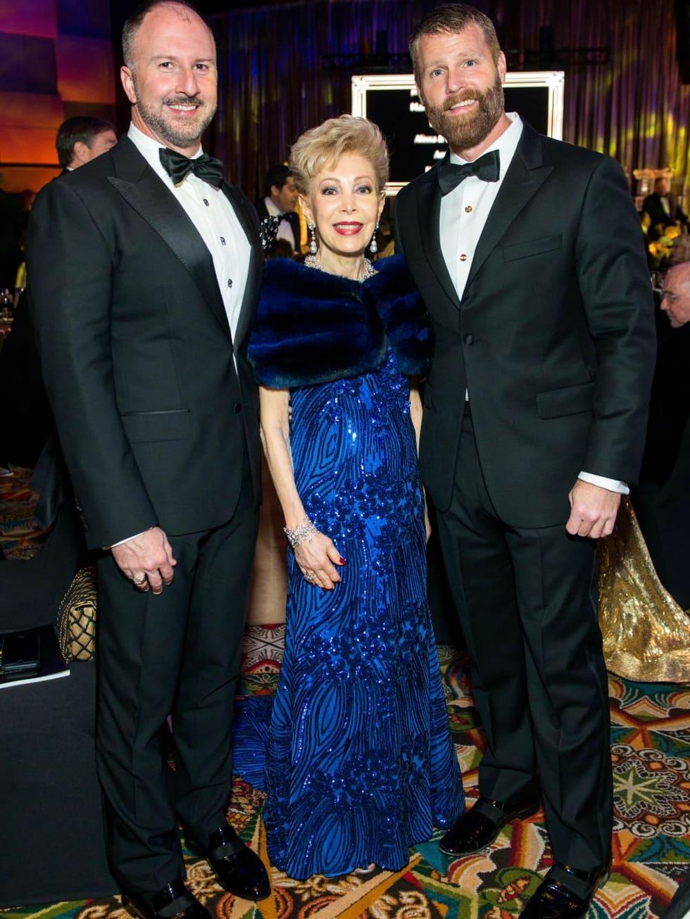 Tony Bradfield, Margaret Williams and Kevin Black Winter Ball