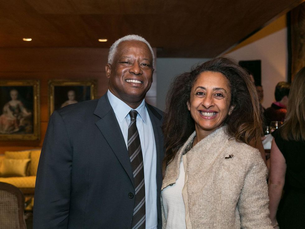 Tony Chase and Dina Alsowayel at the M.D. Anderson Living Legend in Washington, D.C. November 2013