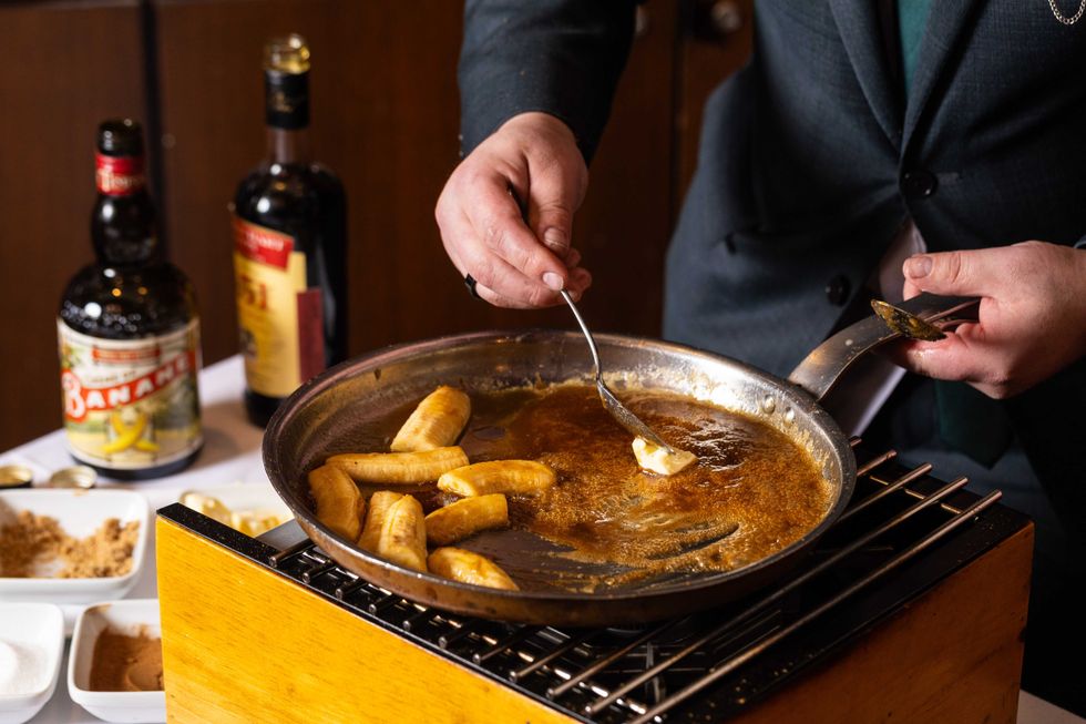 Tony's bananas foster