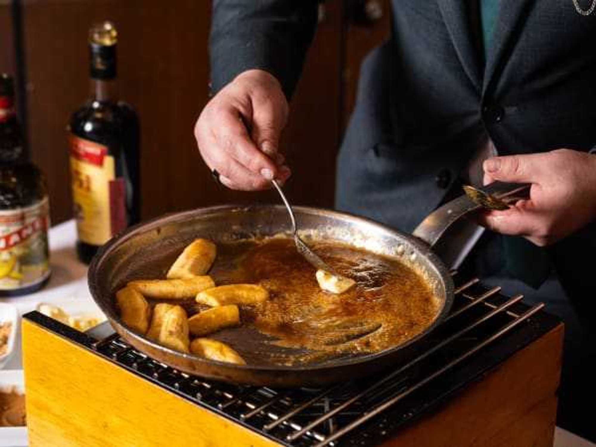 Tony's bananas foster