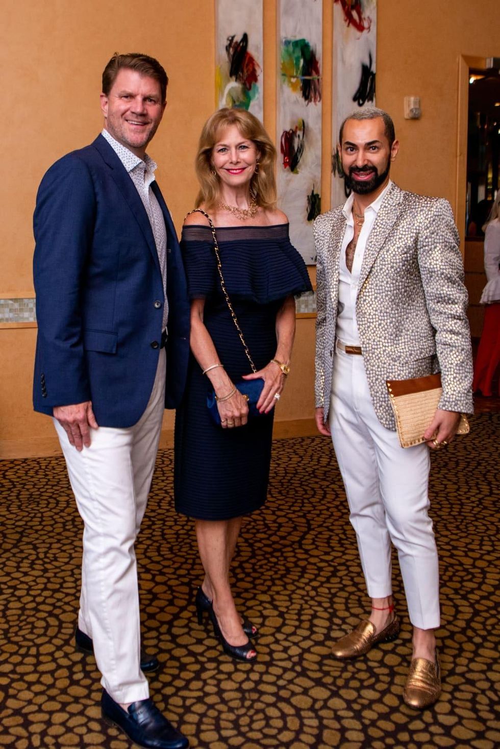 Tony's Wine Dinner The Women's Fund Bill Baldwin, Cheryl Byington, Fadi Armanious