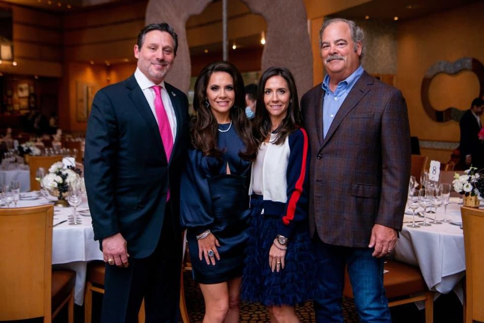 Tony's Wine Dinner The Women's Fund Brad & Joanna Marks, Hannah & Cal McNair