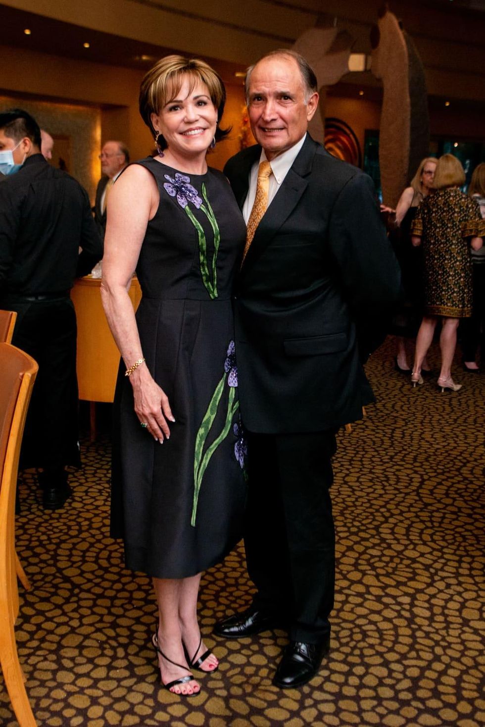 Tony's Wine Dinner The Women's Fund Hallie Vanderhider, Glenn Reyes