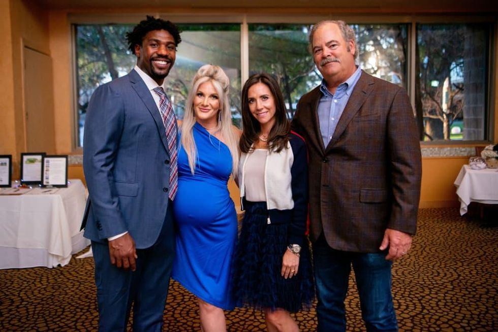 Tony's Wine Dinner The Women's Fund Jerry & Meghan Hughes, Hannah & Cal McNair