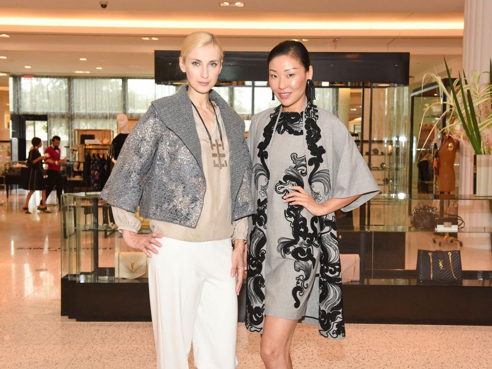 Tootsies Josie Natori brunch Neil Hamil models Irena, Yuan Yuan