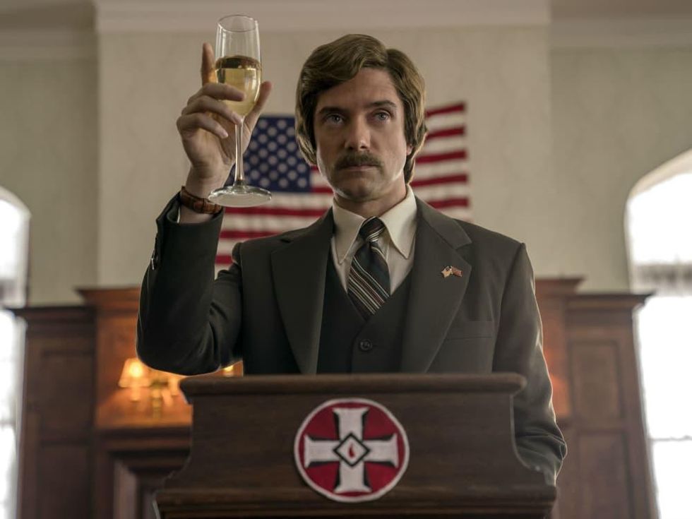 Topher Grace in BlacKkKlansman