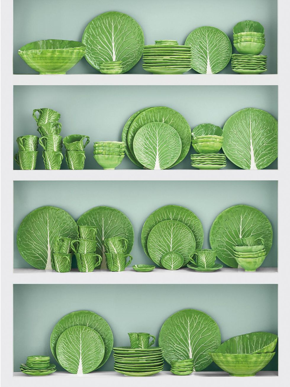 Tory Burch lettuce and cabbage collection March 2015 on shelves