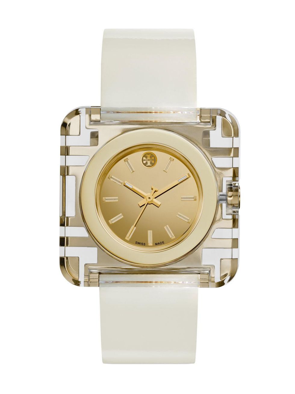 Tory Burch watch collection October 2014 The Izzie white band
