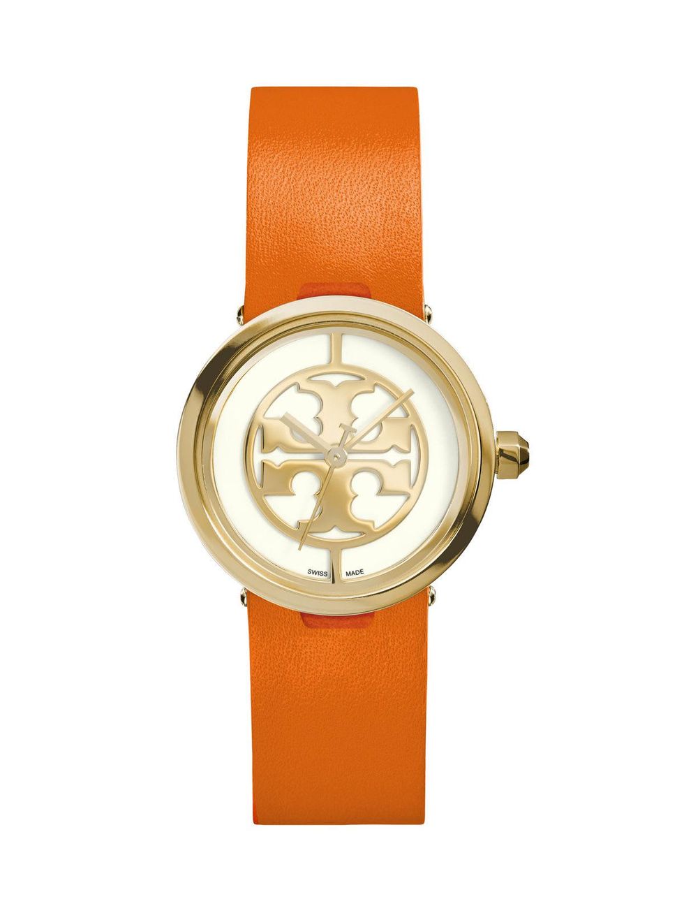 Tory Burch watch collection October 2014 The Reva in orange
