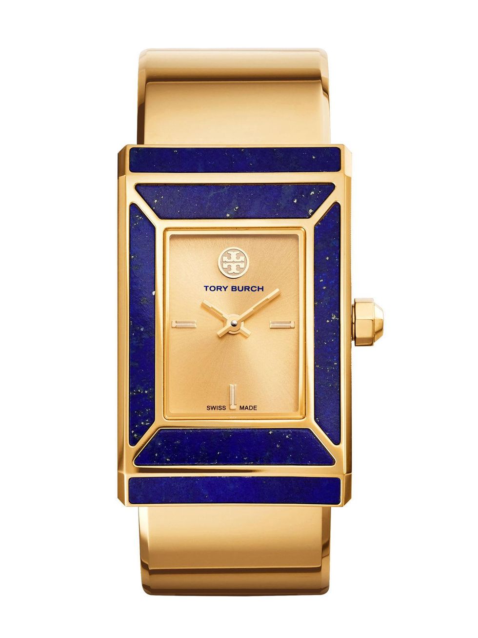 Tory Burch watch collection October 2014 The Robinson Watch Gold Tone-Lapis