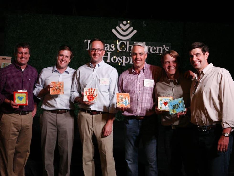 Toss for TCH ohn Berger, David Kinder, Reed Springmeyer, Robert Halpin, David Anderson and Michael Anderson