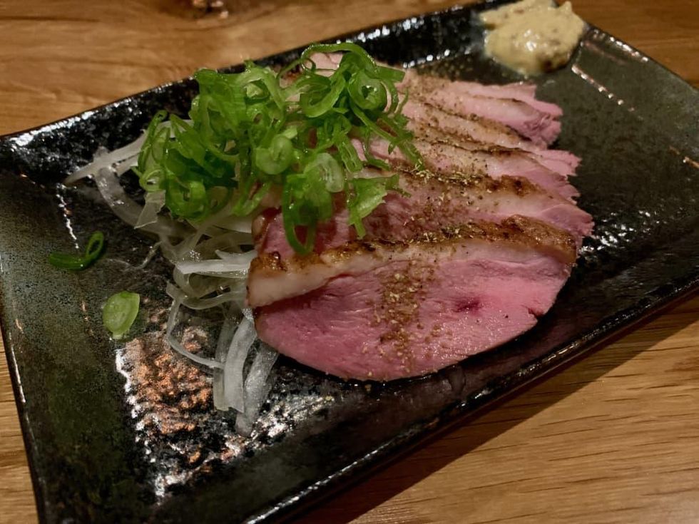 Toukei Izakaya cold smoked duck