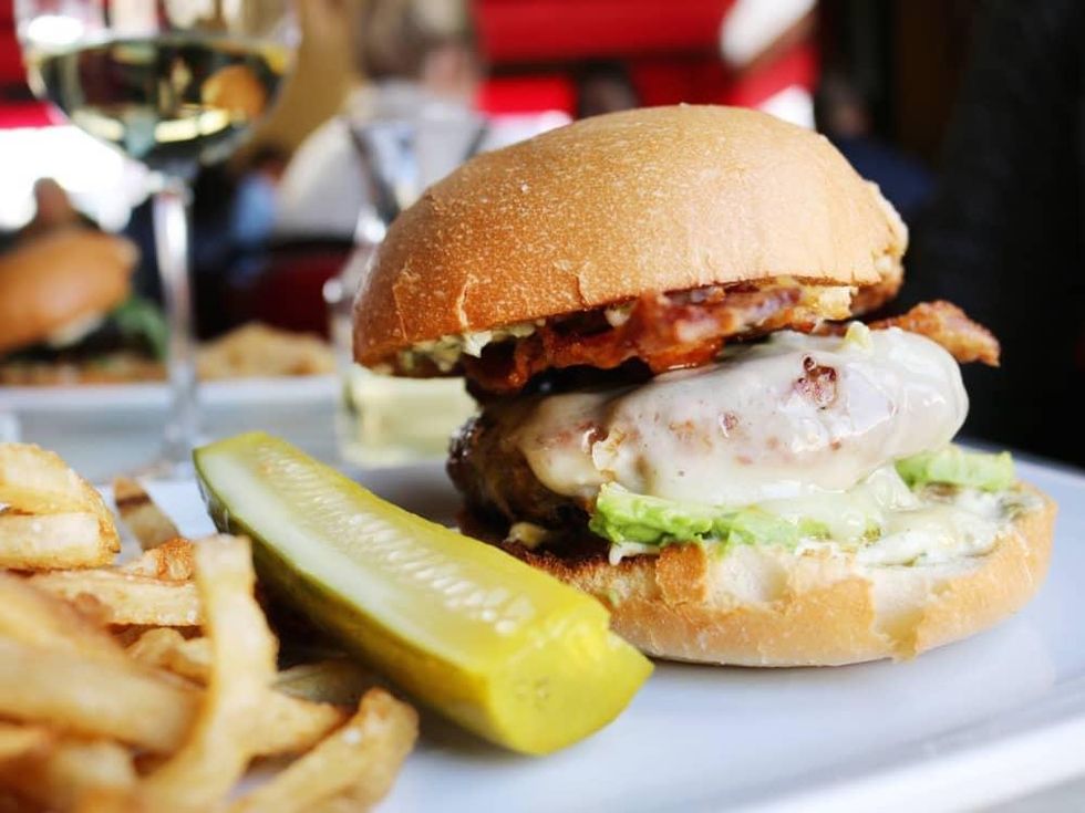 Toulouse Cafe River Oaks District burger