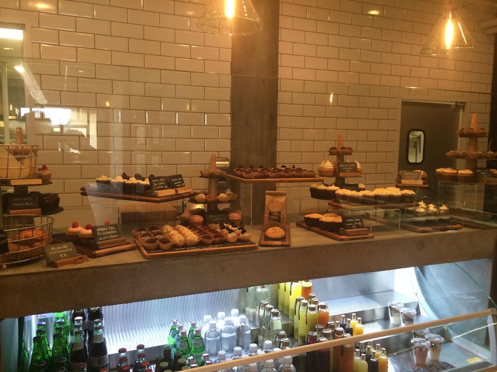 Tout Suite interior pastry case