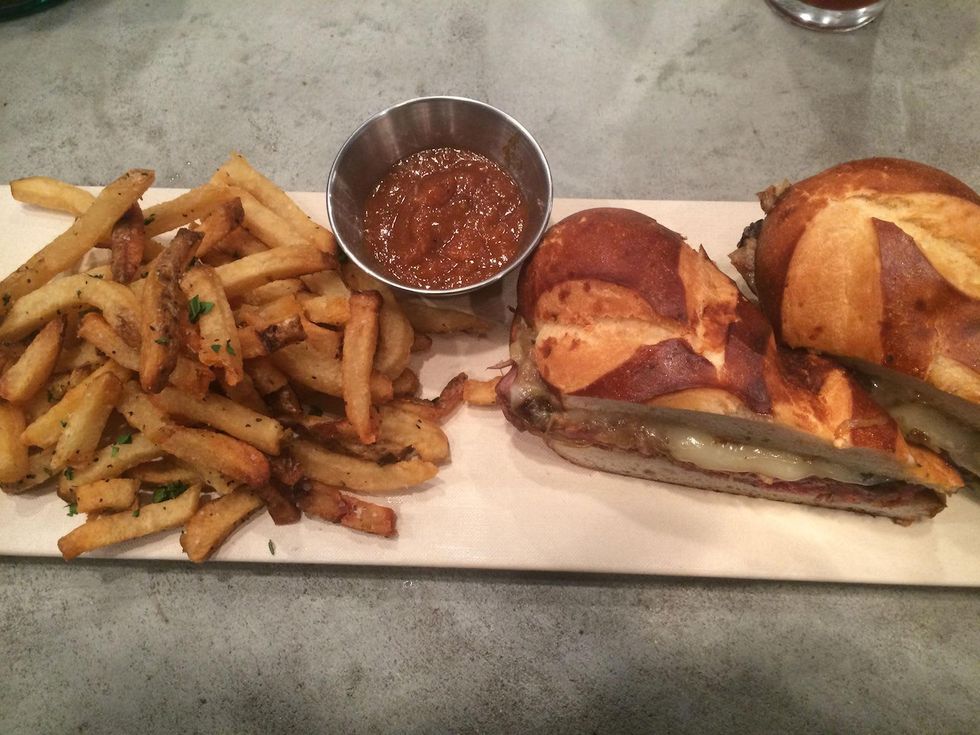 Tout Suite steak sandwich