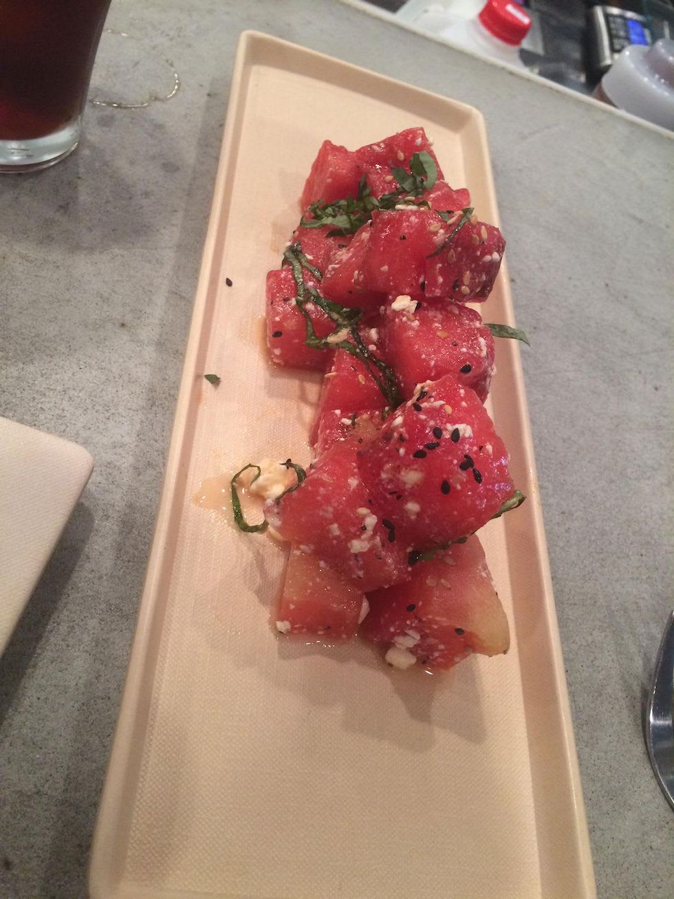 Tout Suite watermelon salad