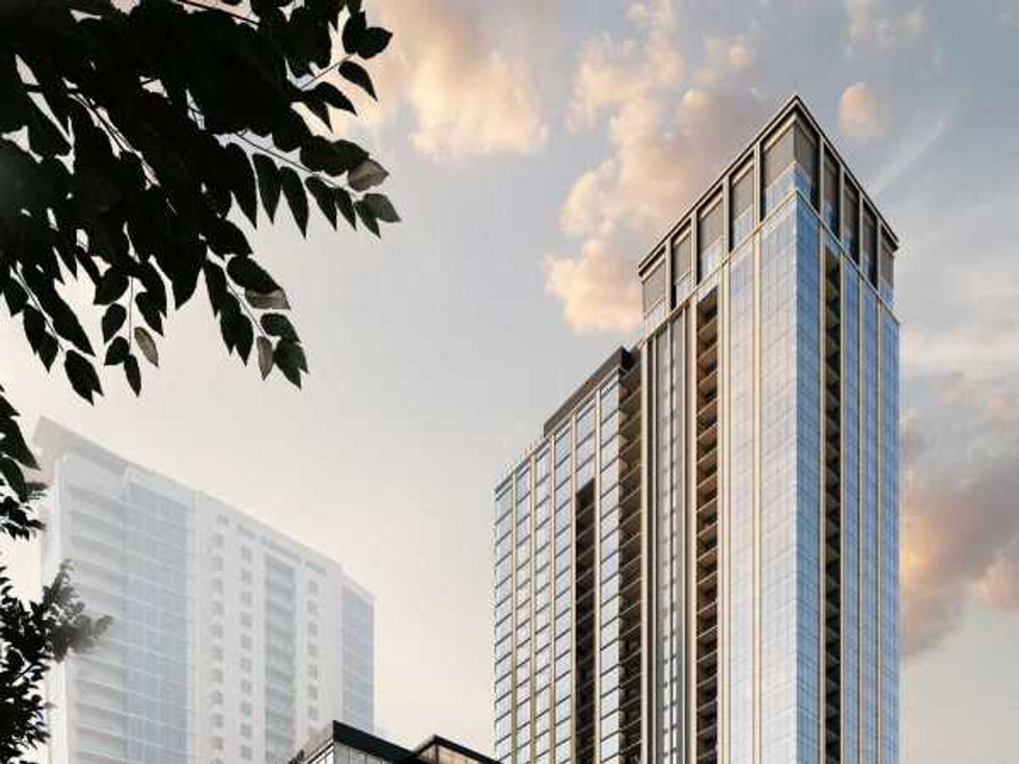 Tower of 2811 Kirby and The Lily River Oaks