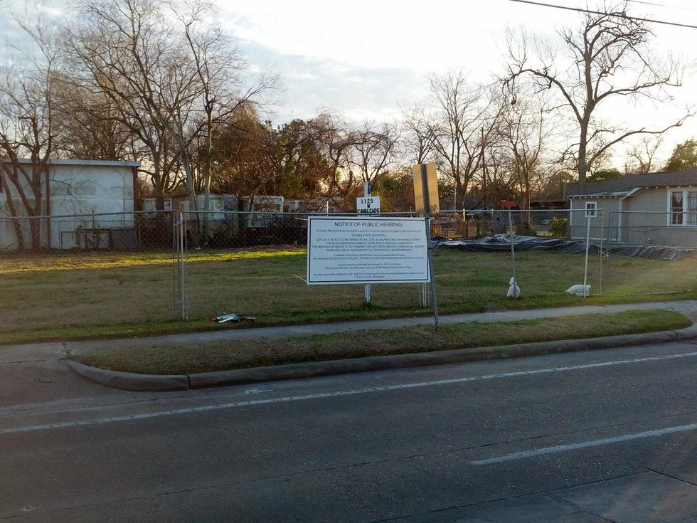 Town in City Brewing Co., beer, white sign, vacant lot, Heights