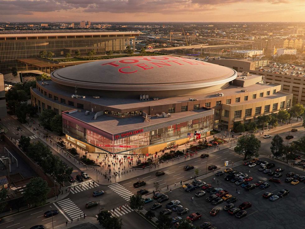 Toyota Center reimagined rendering