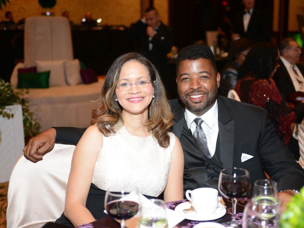 Tracy and William Fuller at the Houston Community College Gala February 2014