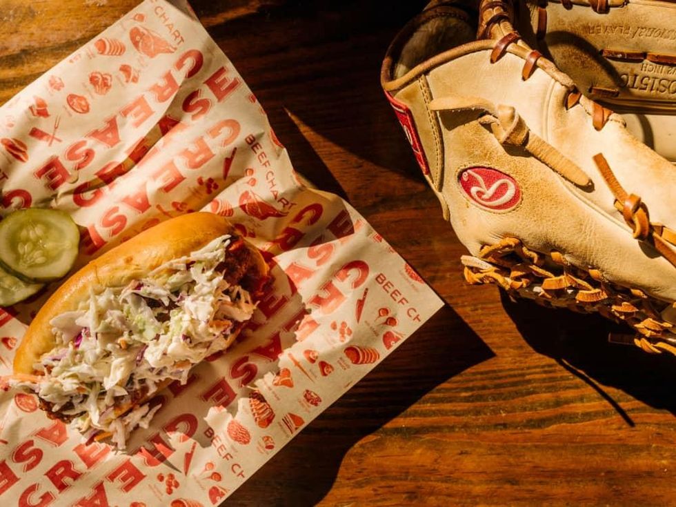 Travel Palm Beach Astros BBQ Dog at Grease Burger