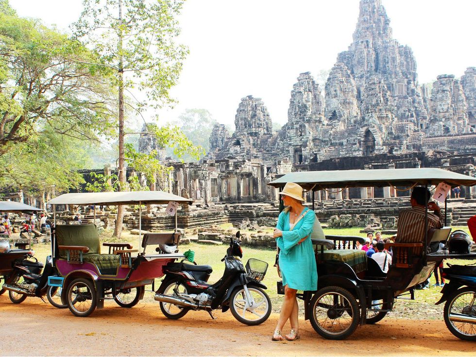 travel photos by Laurier Blanc June 2014 Cambodia- Tuk Tuk