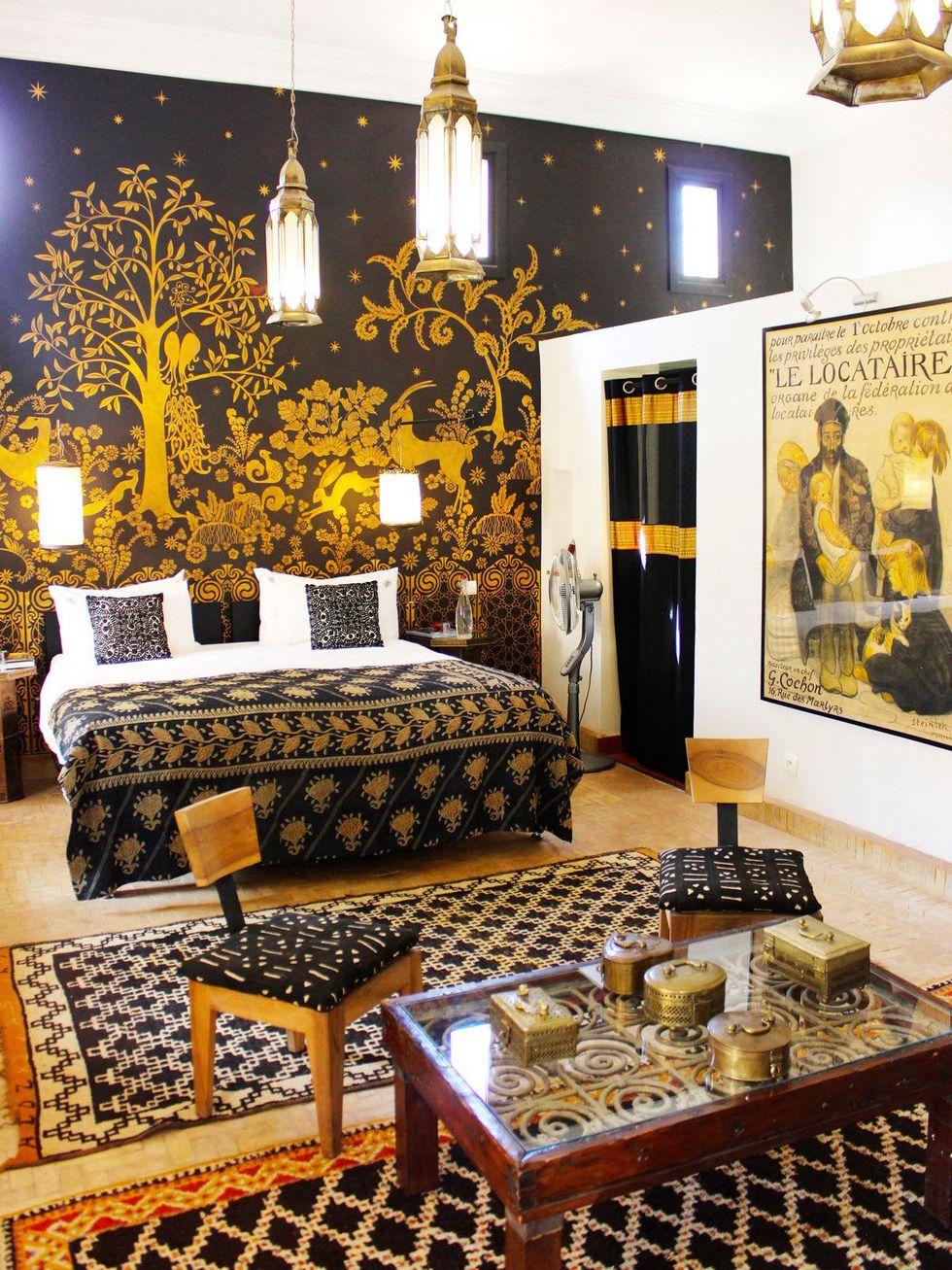 travel photos by Laurier Blanc June 2014 Marrakech Room