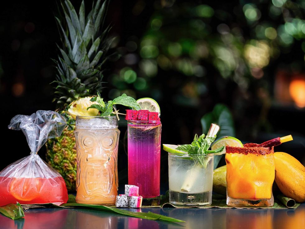 Traveler's Cart cocktails