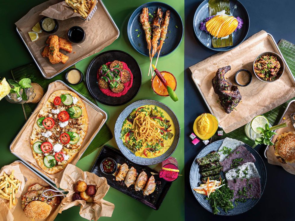 Traveler's Cart food spread