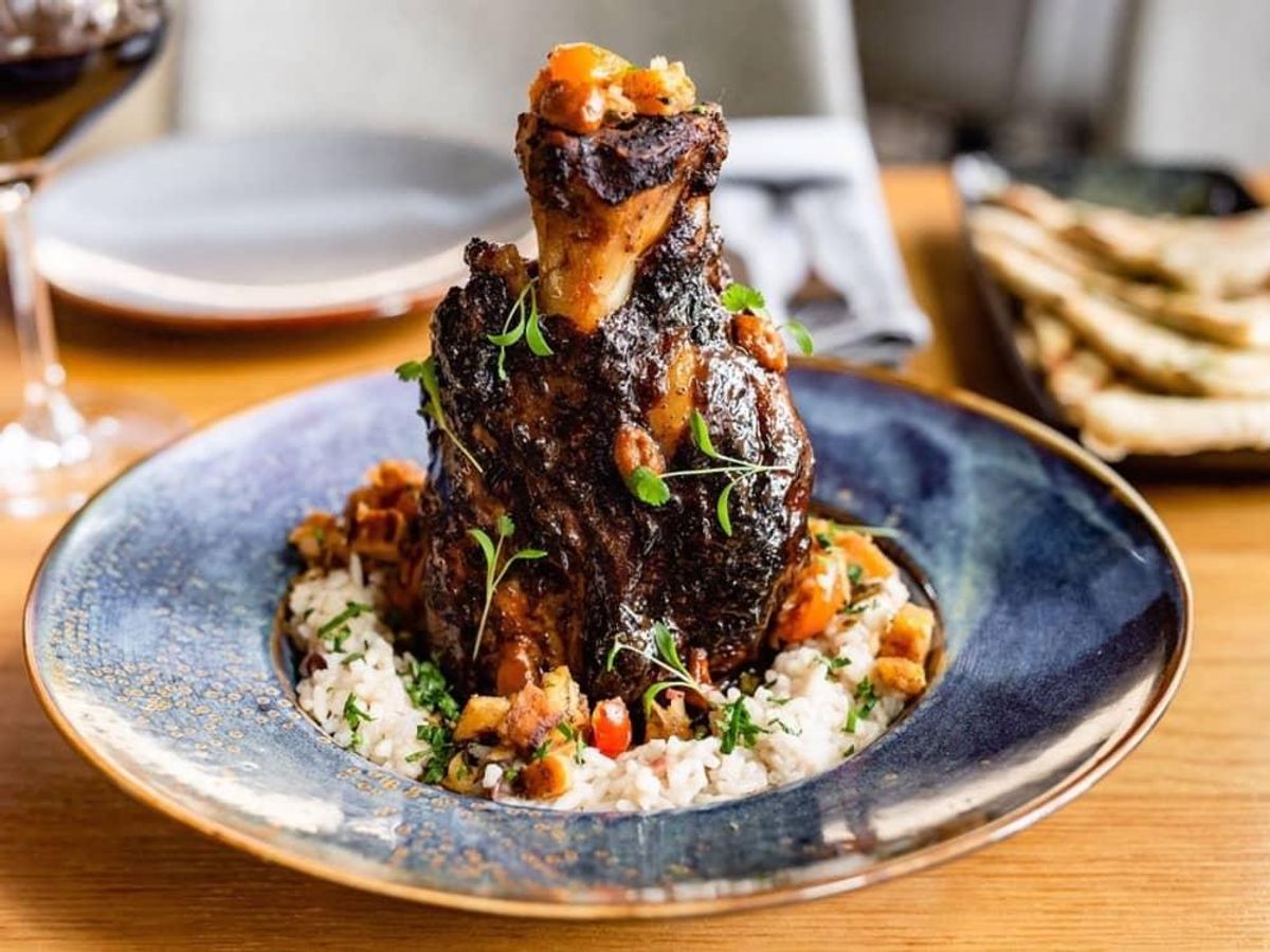 Jamaican jerk pork shank. CultureMap Houston