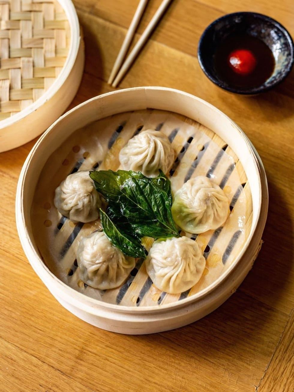 Traveler's Table pho soup dumplings