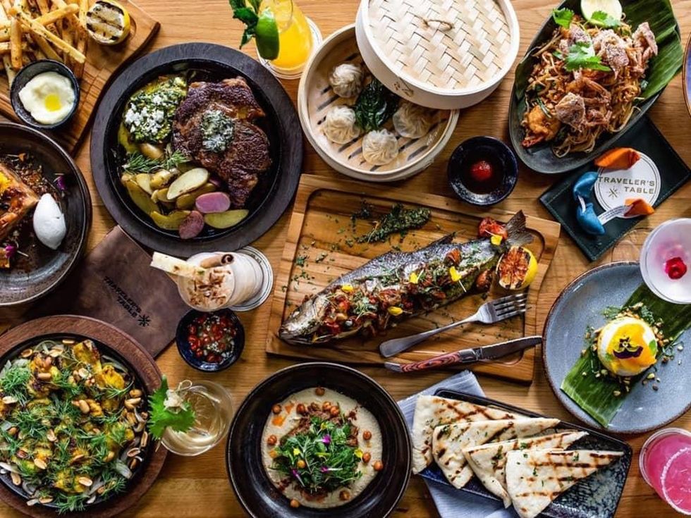 Traveler's Table table spread