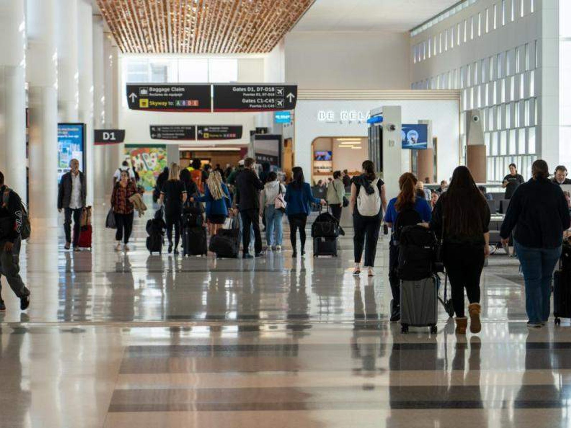 Travelers this past holiday season saw remarkably less traffic at IAH
