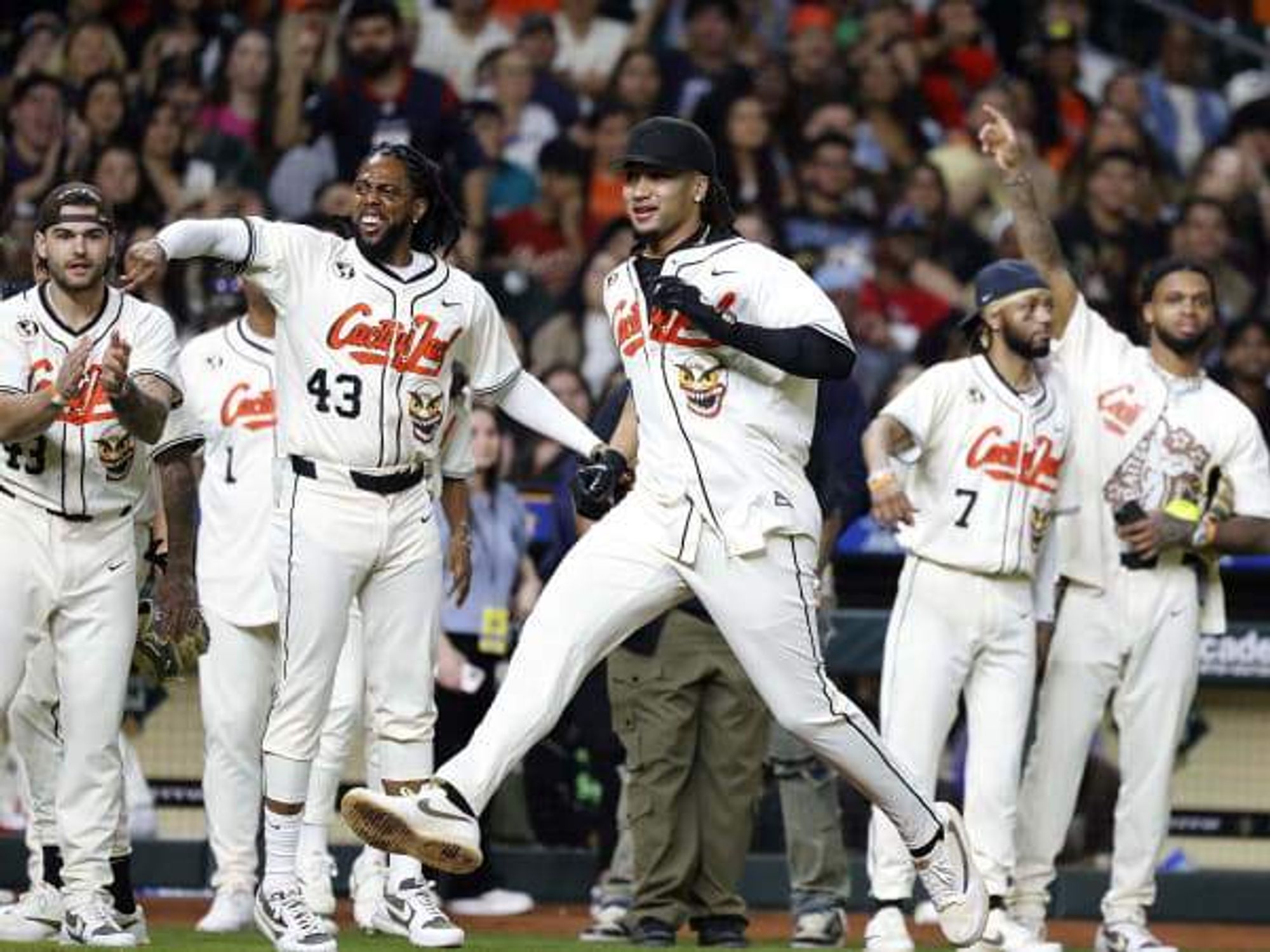 Travis Scott celebrity softball game