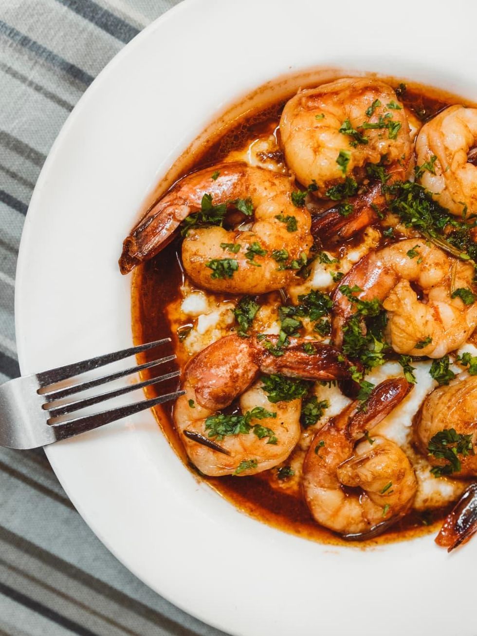 Treebeards barbecue shrimp and grits Dominick Lee Poitin