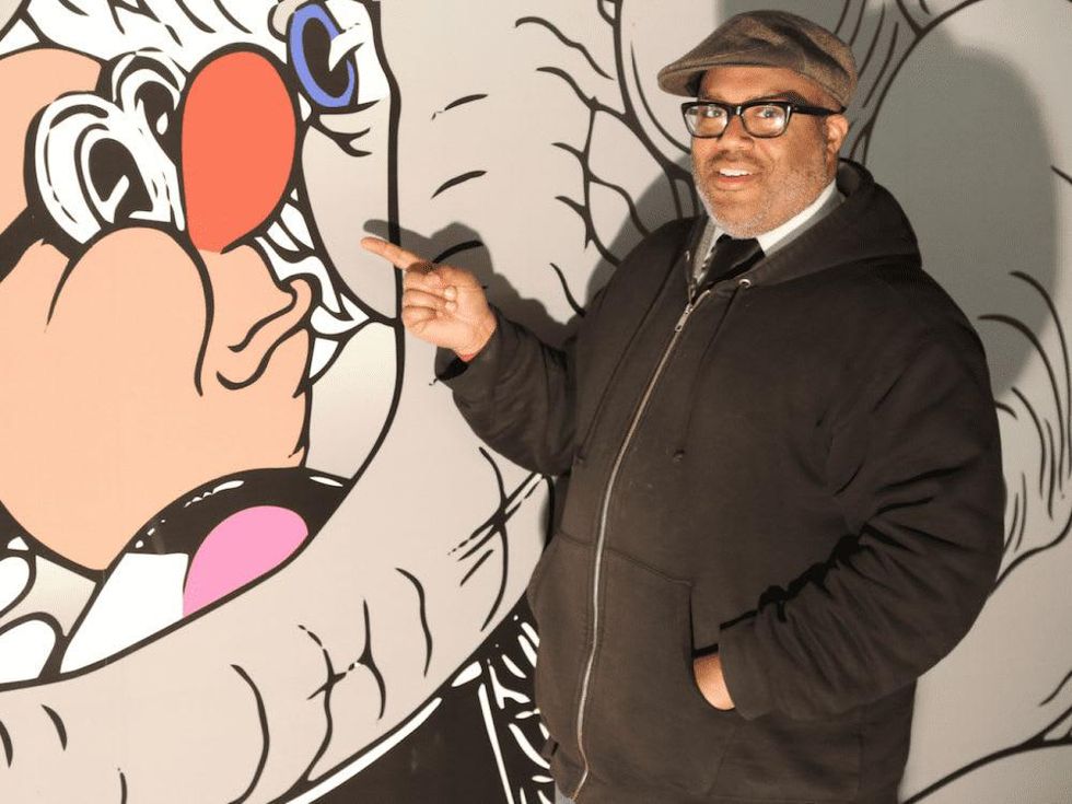 Trenton Doyle Hancock Hermann Park train art in the park