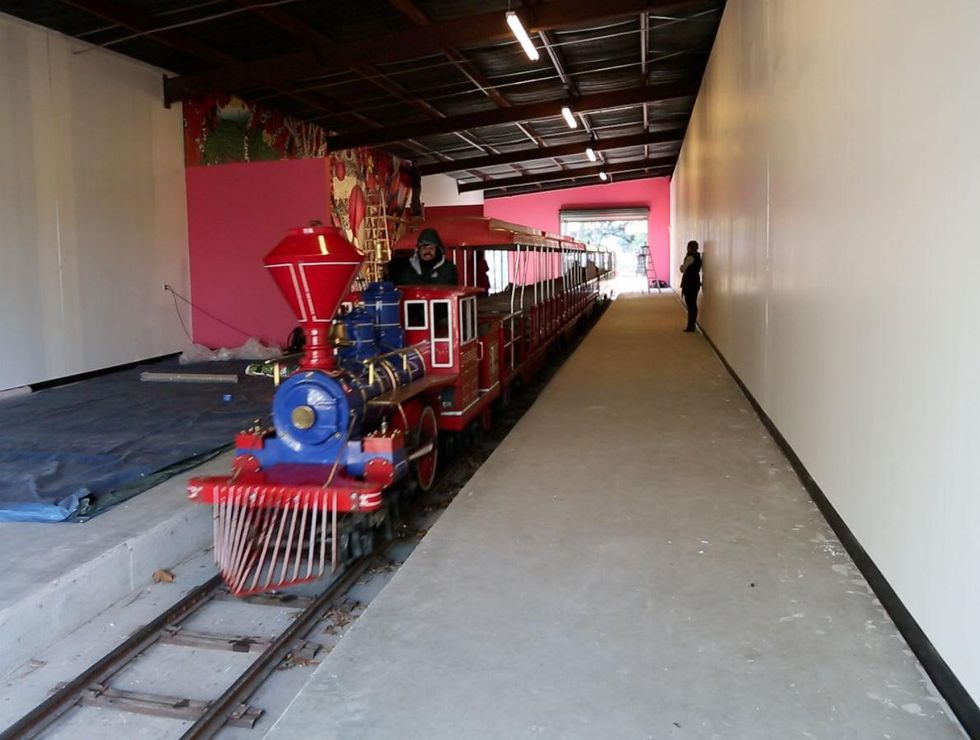 Trenton Doyle Hancock Hermann Park train art in the park